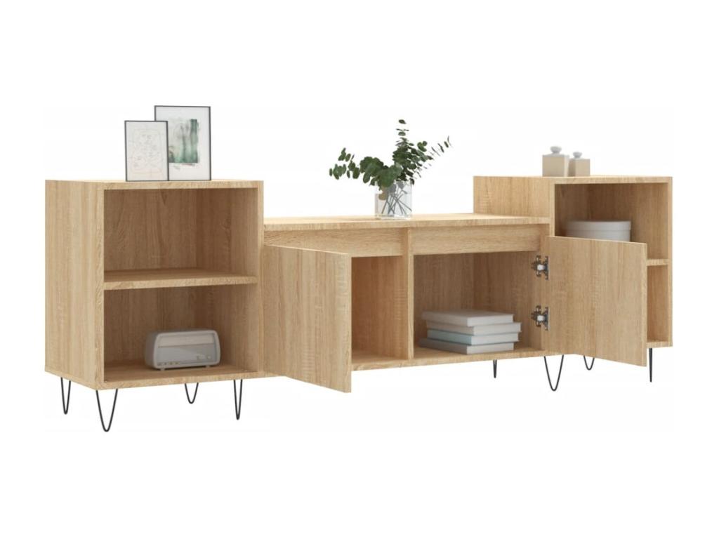 Domopure Oak TV Stand 160x35x55 cm Engineered Wood GPWE40020