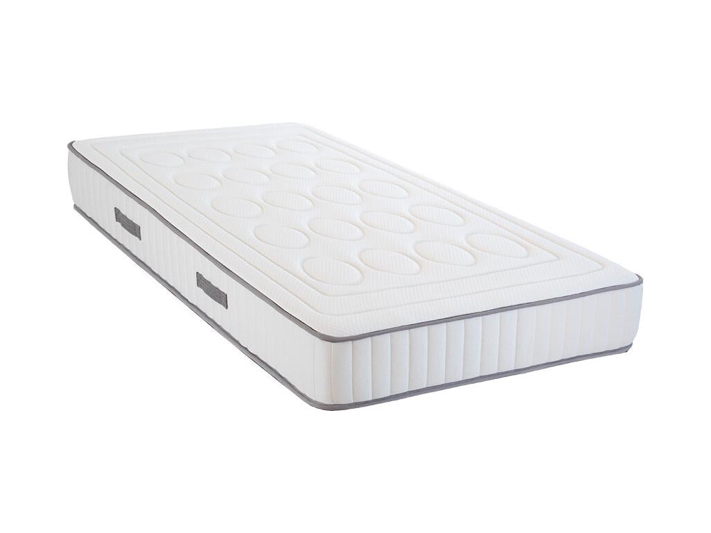 Chicyla - CRISTAL Ready-to-Sleep Pack 90x190 cm - Memory Foam Mattress, Wooden Slatted Base, Accessories FHKP39335