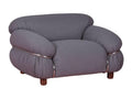 Chicyla single-seater fabric sofa - Grey VTYW02364