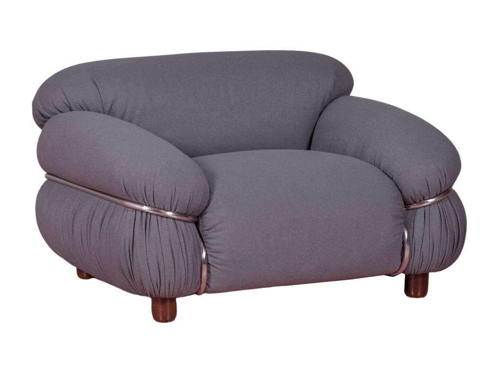 Chicyla single-seater fabric sofa - Grey VTYW02364