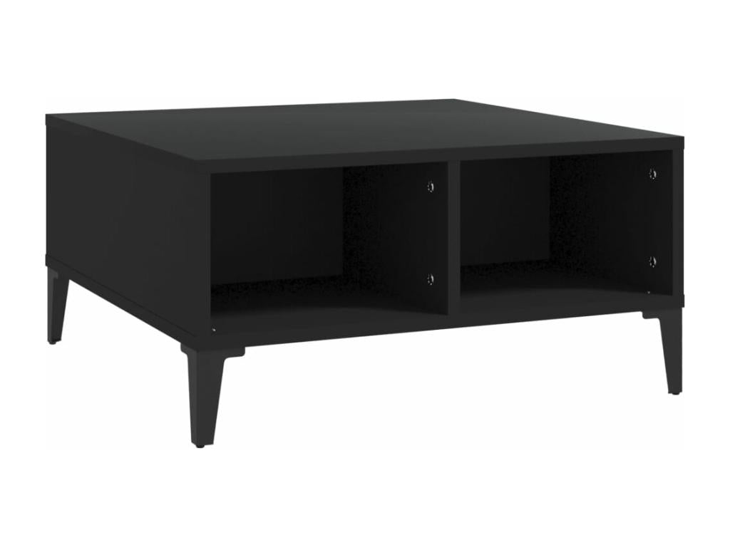 Coffee table, black, 60x60x30 cm, chipboard, VADI45903