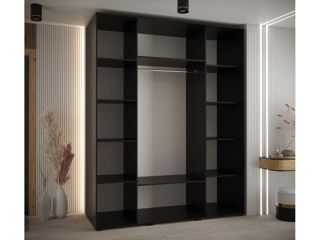 Chicyla 11 Sliding Door Wardrobe 235.2/190/60 3 Doors GVTF83622