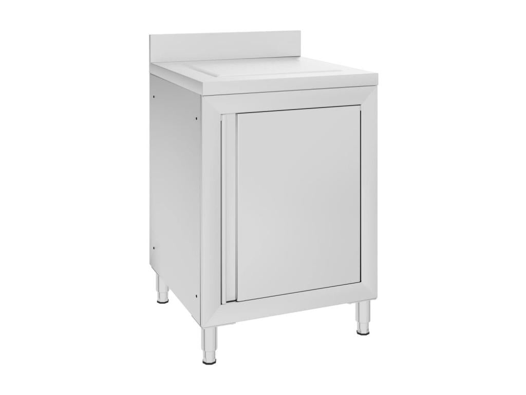 Silver commercial kitchen cabinet 60x60x95 cm 02 0000003 IPLR88491