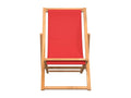 Folding beach chair, solid red teak wood, UUIS72073