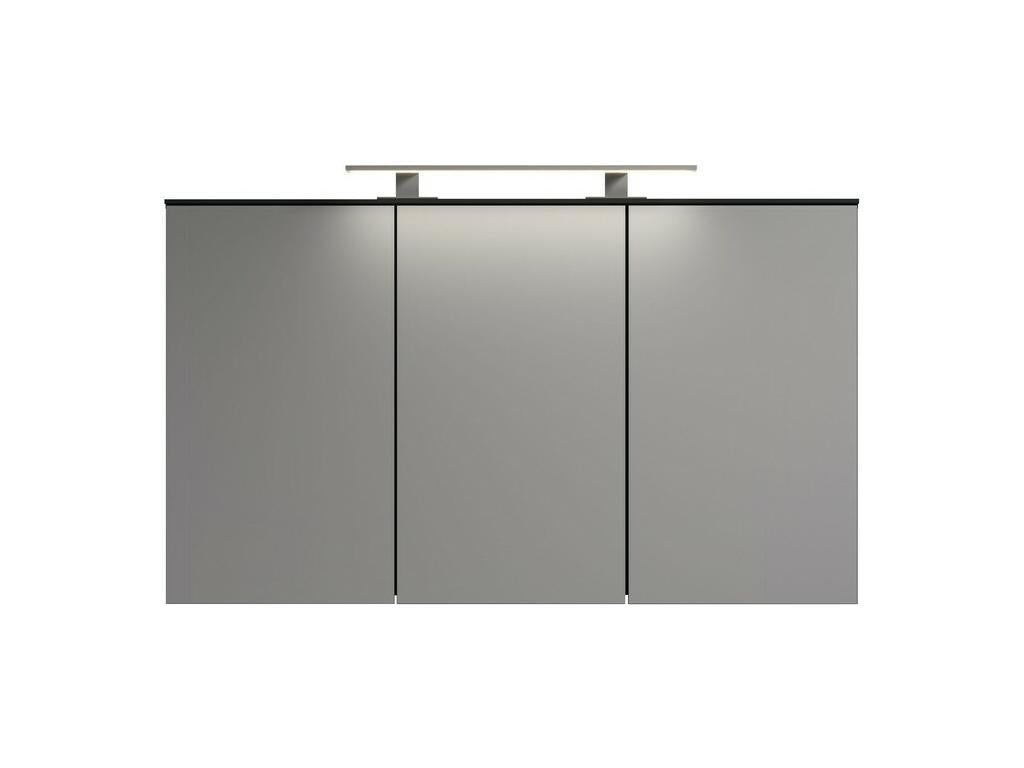 Chicyla Anthracite Wall-Mounted Bathroom Cabinet with Mirror 120x70x17 cm Chicyla SZIP13246