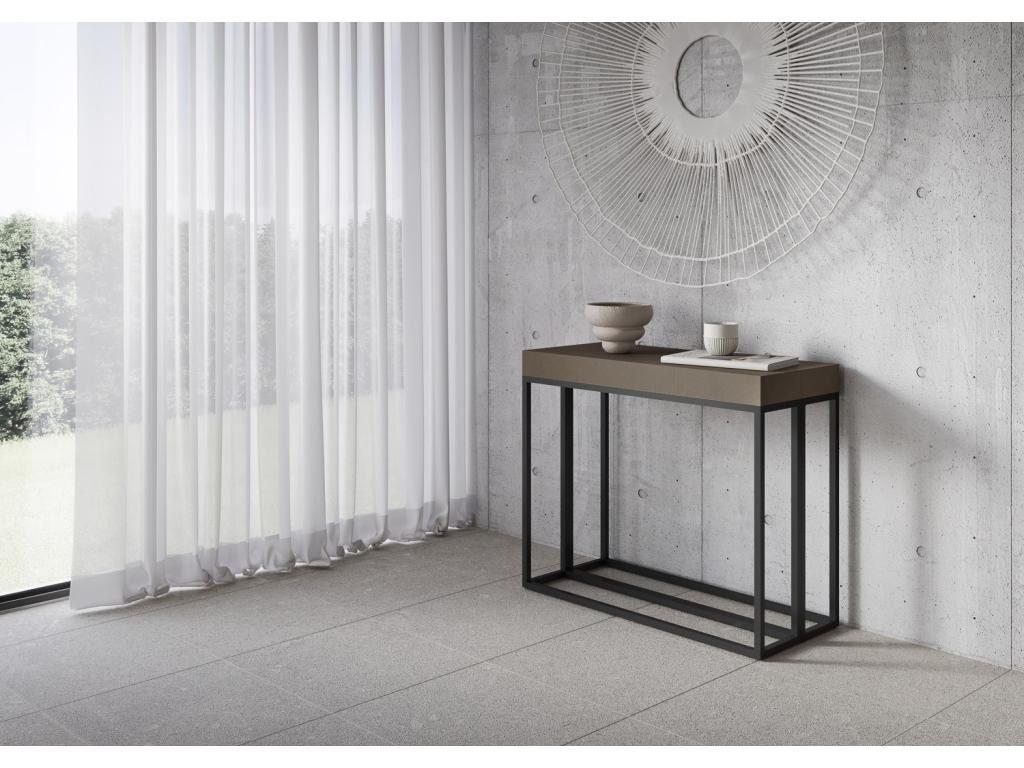 Extendable console table 90x40/300 cm Epoca Chicyla frame Anthracite MMAJ53269