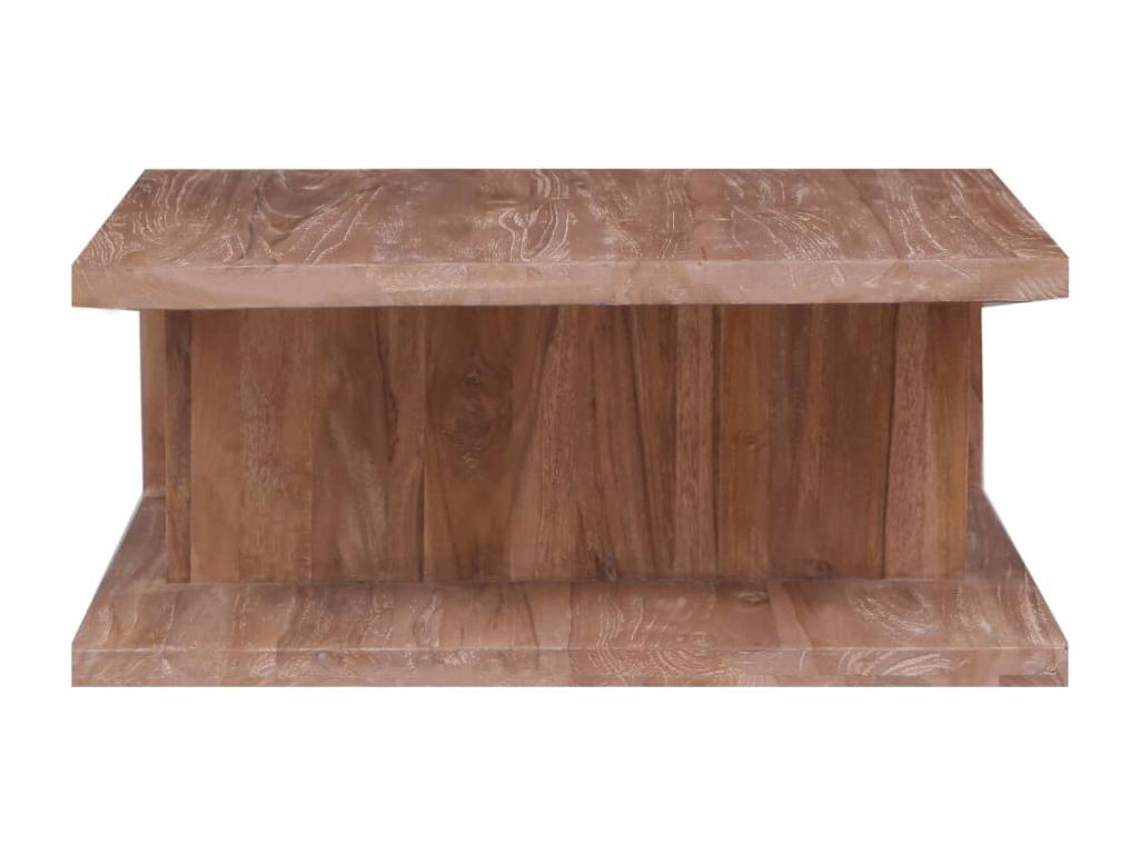 Coffee table 70x70x30 cm Solid teak wood WRTH36121