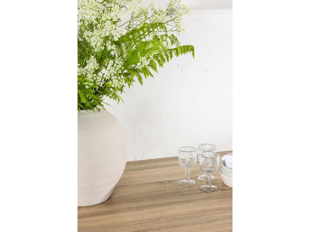 Domopure dining table 90x200cm whitewash. GQTM44375