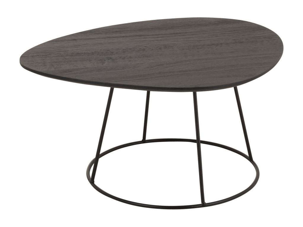 Chicyla Designer Side Table 60cm Dark Brown TVKW35417