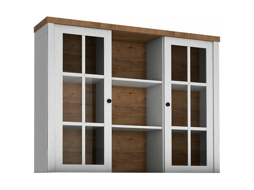 Chicyla 143 Pin Anderson Display Cabinet - Lefkas Oak With Doors Number of Doors 2 AGDO00100