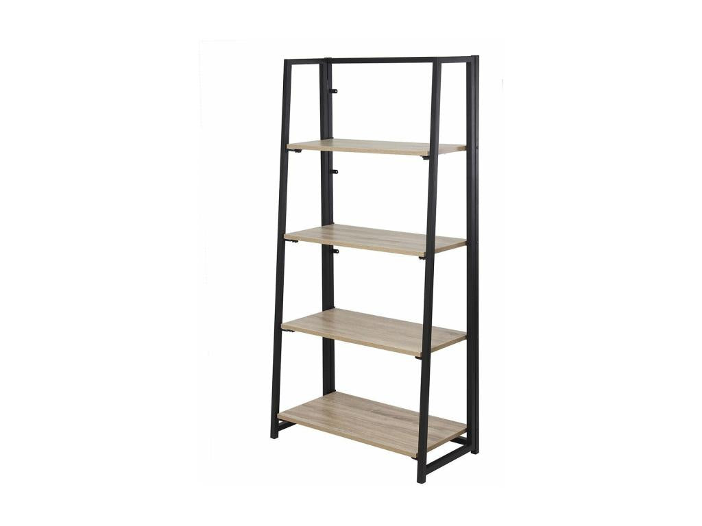 Industrial-style 4-tier folding shelf QGEJ40247