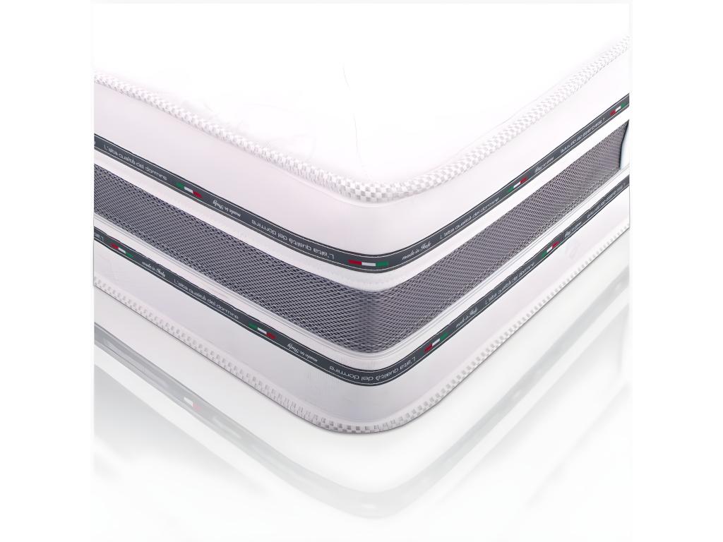 Domopure Foam Mattress 135x200 cm, 30 cm High - Removable Cover, Breathable Domopure Cover - Cabrio LCNY95770