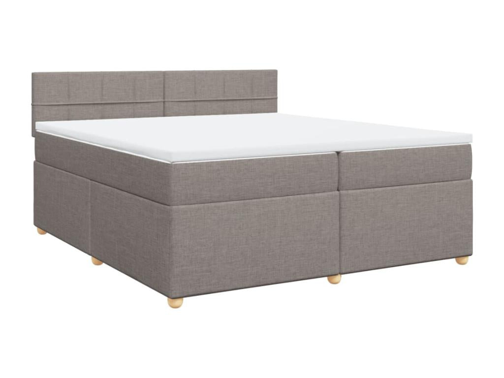 Upholstered bed base with Chicyla mattress 200x200 cm Fabric ZBXH14555