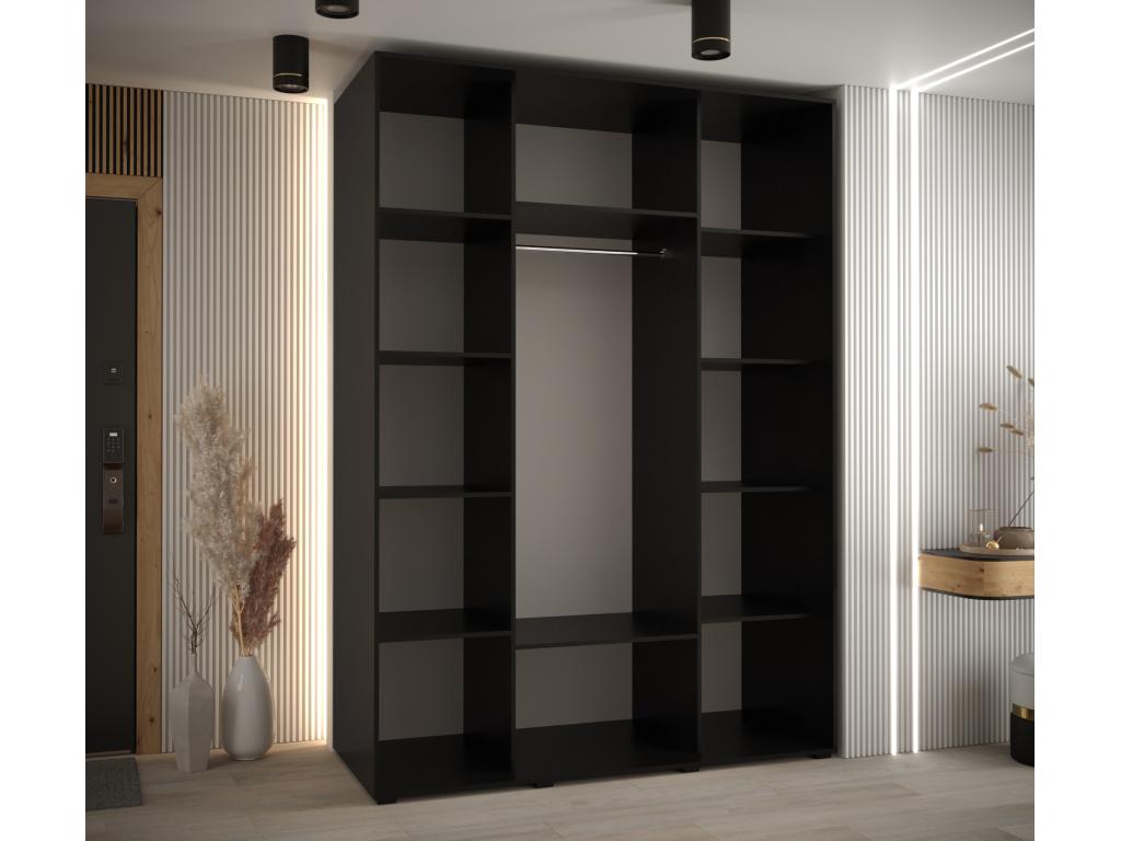 Domopure 11 Sliding Door Wardrobe 235.2/180/60 3 Doors SONW90198