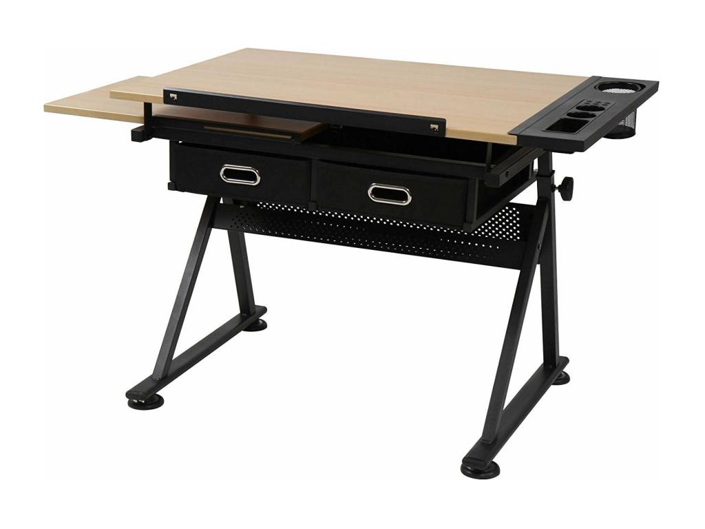 Drawing table, beige, 115x60x90 cm, 0501026 AOTF46077