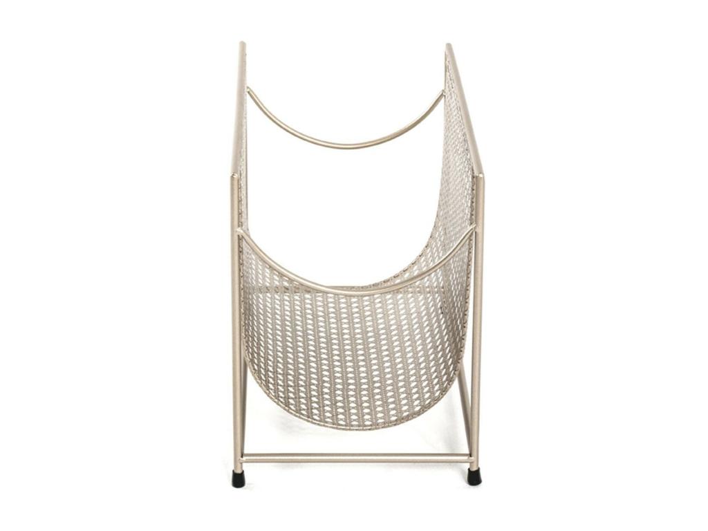 Magazine Rack in Lacquered Steel 37cm Gold GNGK71225