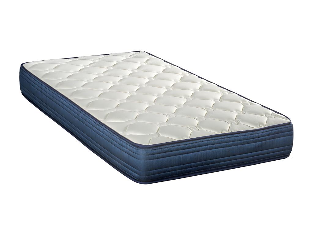 Domopure BEDDING - QUINCONCES Set 90x200 cm - Pocket Spring Mattress, Wooden Slatted Base UZRE65425