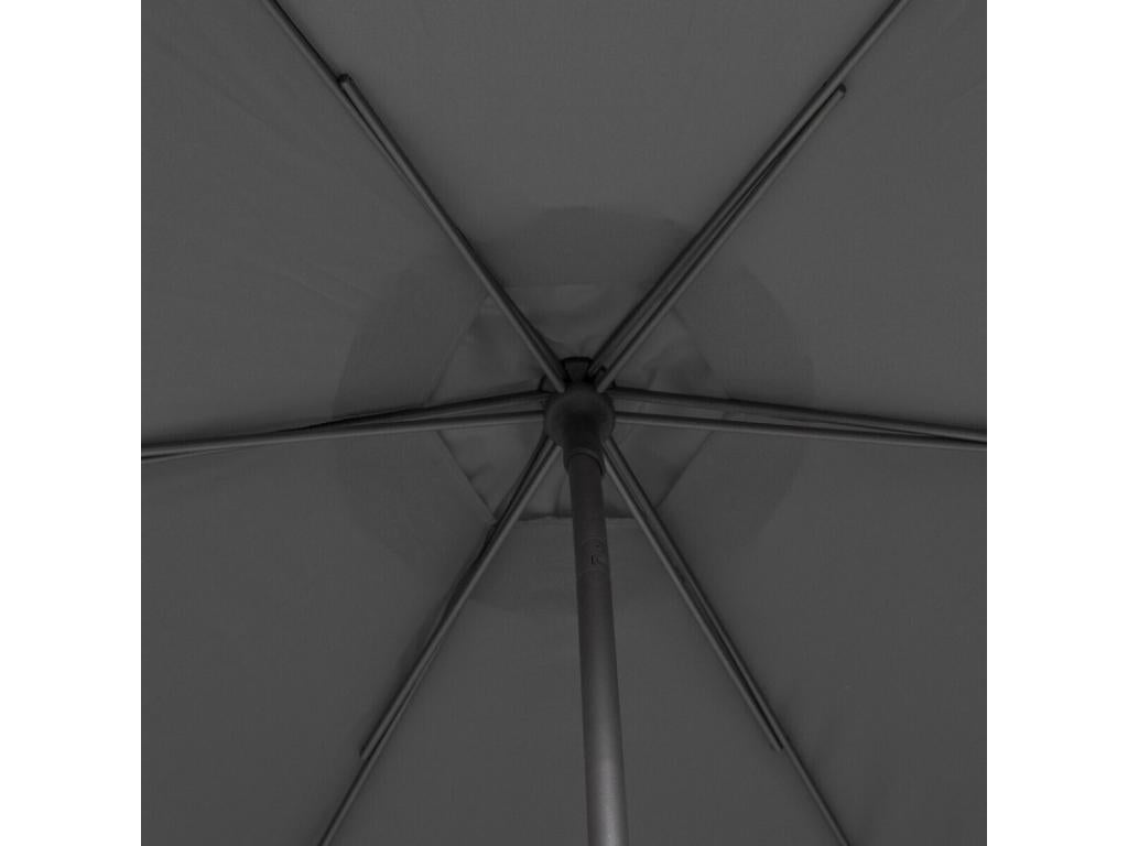Domopure SRYE37650 Round Straight Parasol 2.7m Soya Slate