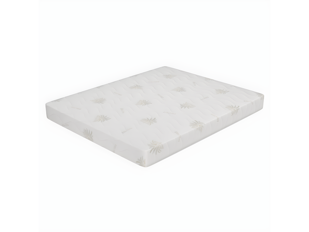 Memory foam mattress 135x200 cm, 25 cm high - Removable cover with Aloe Chicyla fabric - Premium EAMN52586
