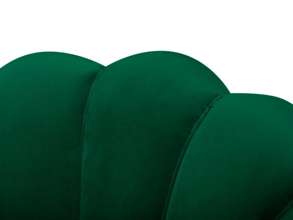 Chicyla - Chicyla armchair in bottle green velvet - 98x78x76cm DUOR19210