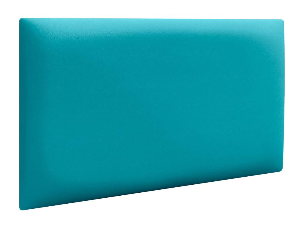 Chicyla Padded Faux Leather Wall Panels, Self-Adhesive Acoustic Absorbing Shock-Absorbing Headboards, Turquoise, 50x40cm, MROG51467