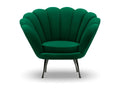 Chicyla - Chicyla armchair in bottle green velvet - 98x78x76cm DUOR19210