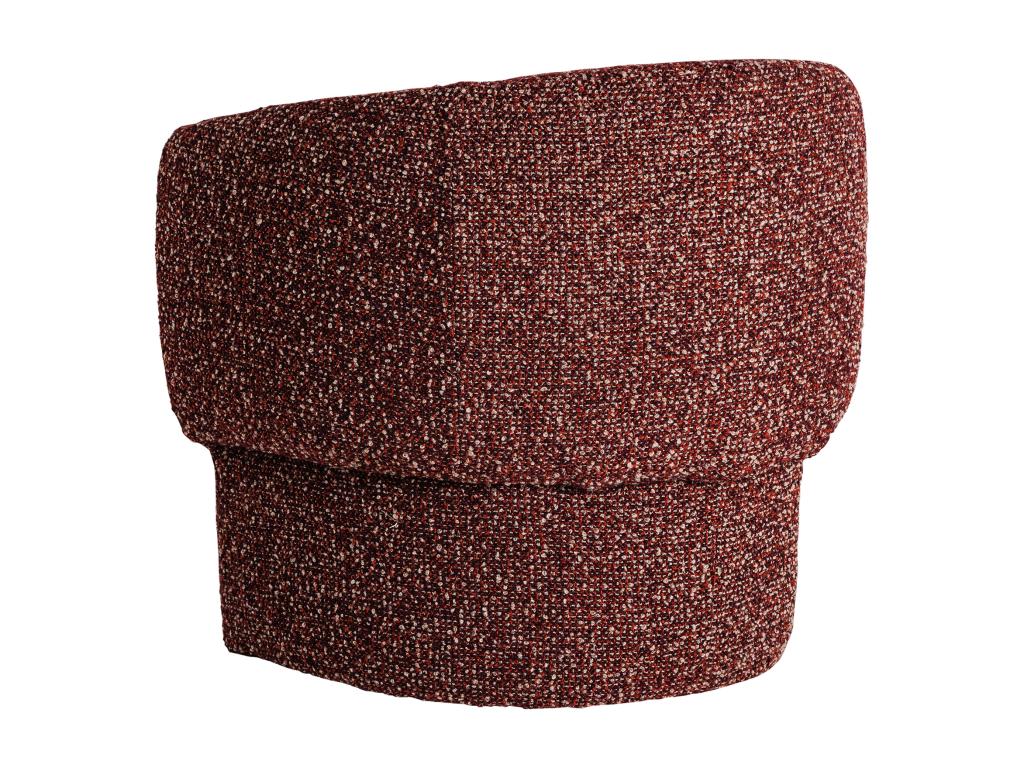 Chicyla brown polyester armchair 73x68x71 cm KZWD72723