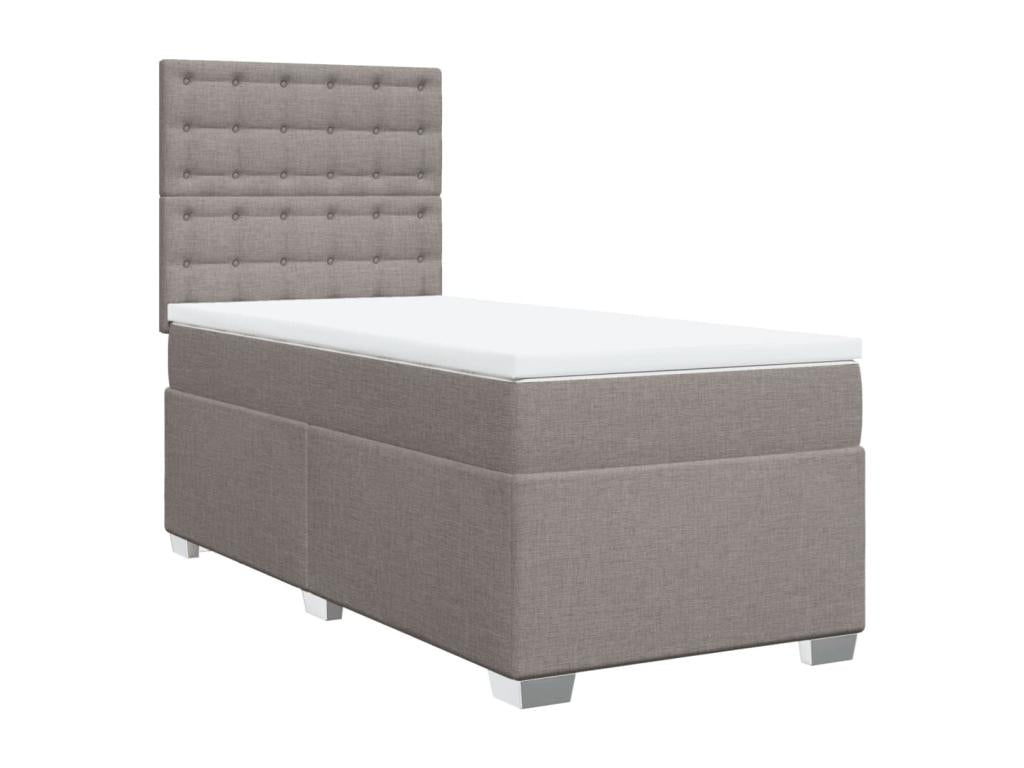 Chicyla bed base with Chicyla mattress 80x200 cm Fabric RRLQ15866