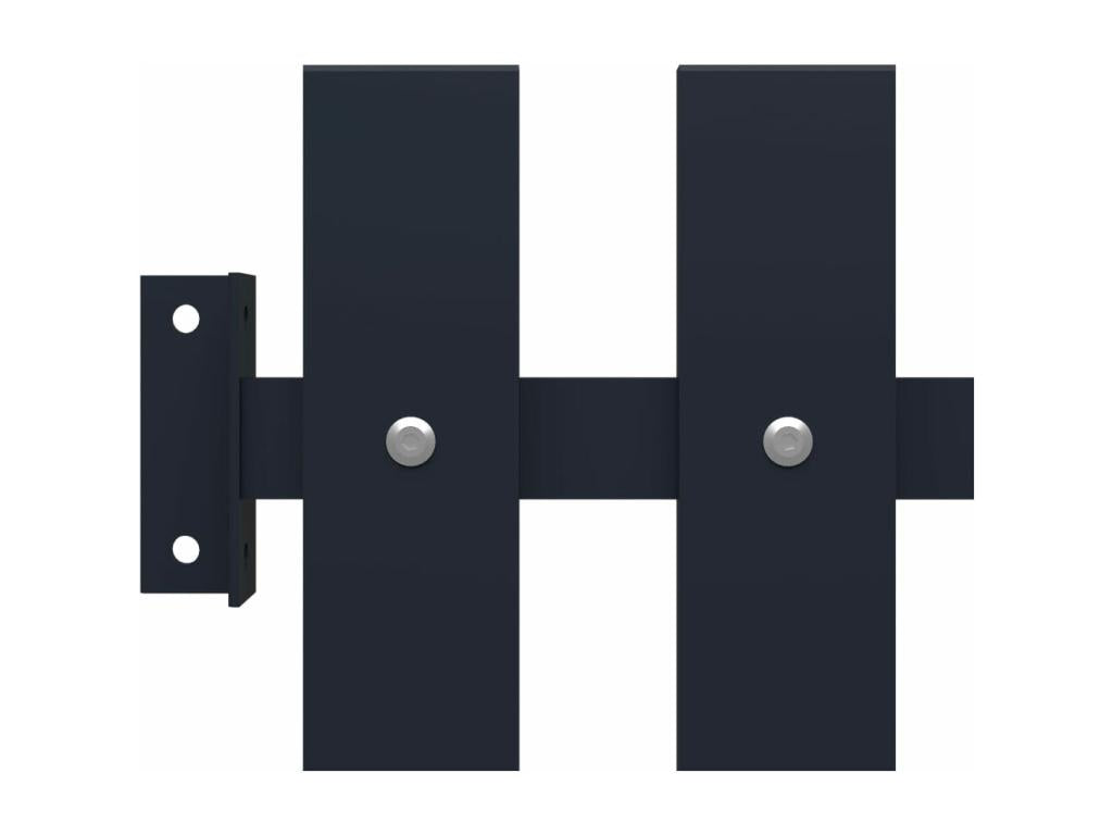 Anthracite fence panel 170.5x170 Powder-coated steel ALCO59462