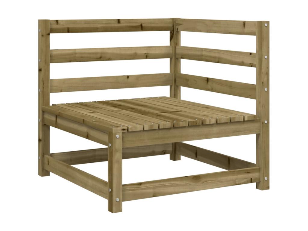 4-piece garden furniture set in impregnated pine wood DWED70416