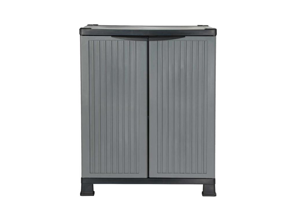 Low resin outdoor cabinet with 1 shelf, 92x68x39cm, 7house WDQJ10237