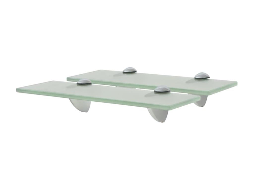 Wall shelves, 2 pieces, glass, 30x20, 8 mm, 2 MLFL14867