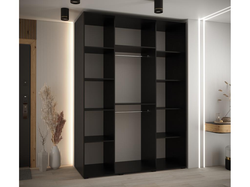 Domopure 11 Sliding Door Wardrobe 235.2/180/60 3 Doors SONW90198