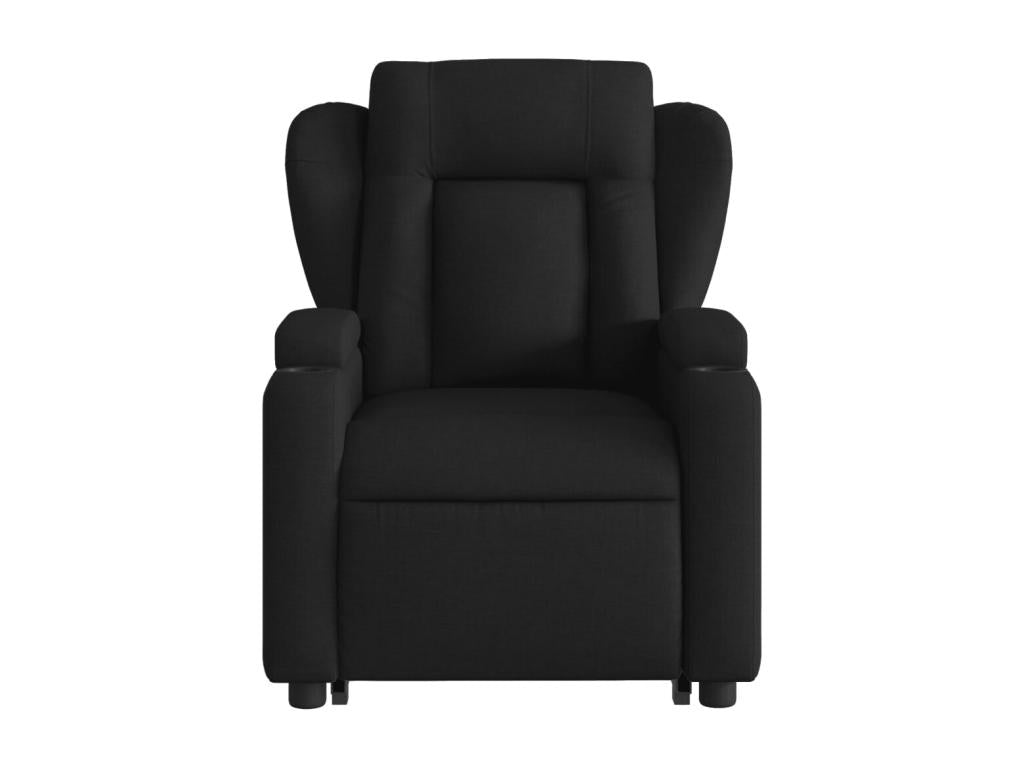 Black Fabric Reclining Massage Chair
