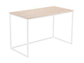 Desk in Nordic oak finish with white legs - Length 120 x Width 60 x Height 75 cm OTTO62406