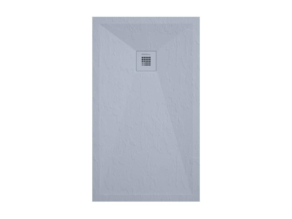 Chicyla Plus slate grey shower tray with coloured grate - 130x80 cm KEGC01076