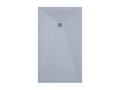 Chicyla Plus slate grey shower tray with coloured grate - 130x80 cm KEGC01076