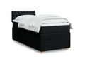 Domopure bed base with black mattress 90x190 cm fabric XKIB30630