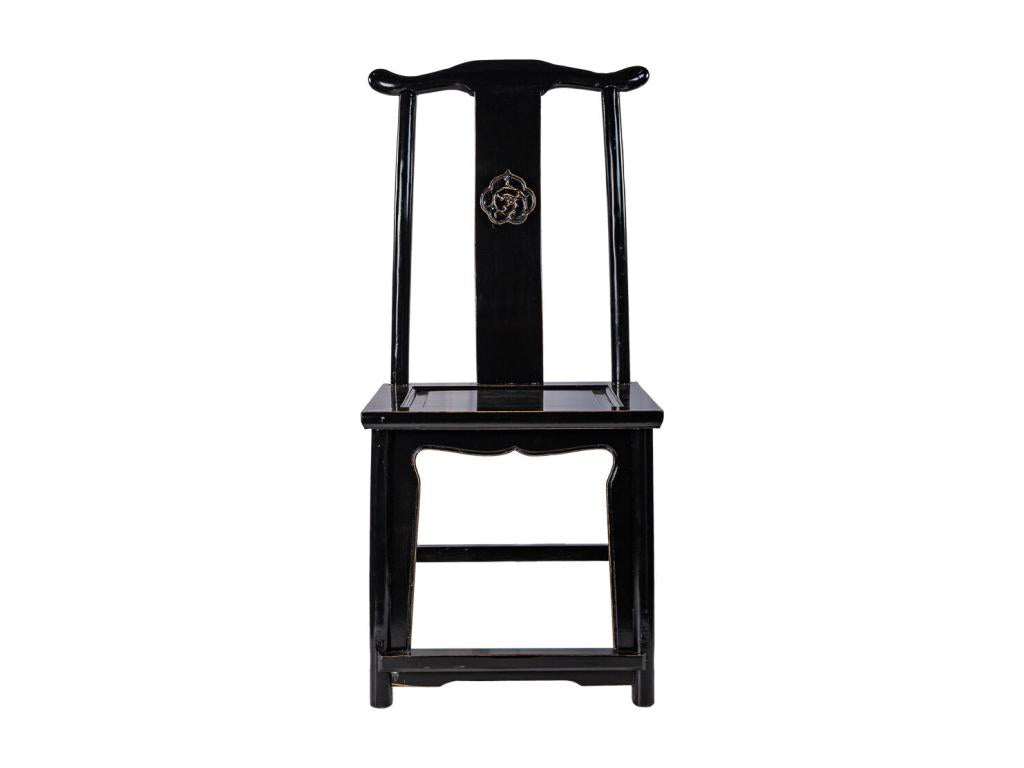 Black wooden chair 49x42x119/48h SDNZ93262