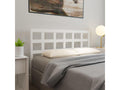 White Headboard 145.5x4x100 cm Solid Pine Wood KOIZ11016