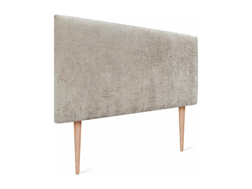 Chicyla Natural Wool Headboard 80x105cm with Bed Legs 80/90 - Beige BGTJ66733