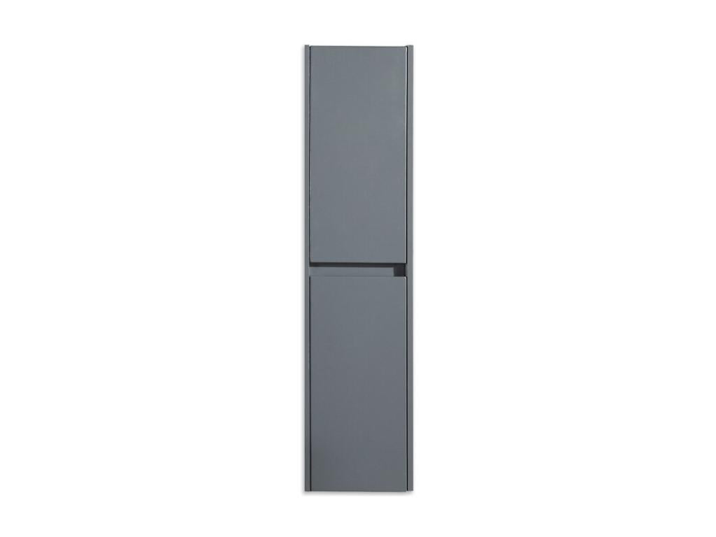 Domopure LRXN27019 120cm Grey Lacquered Bathroom Column