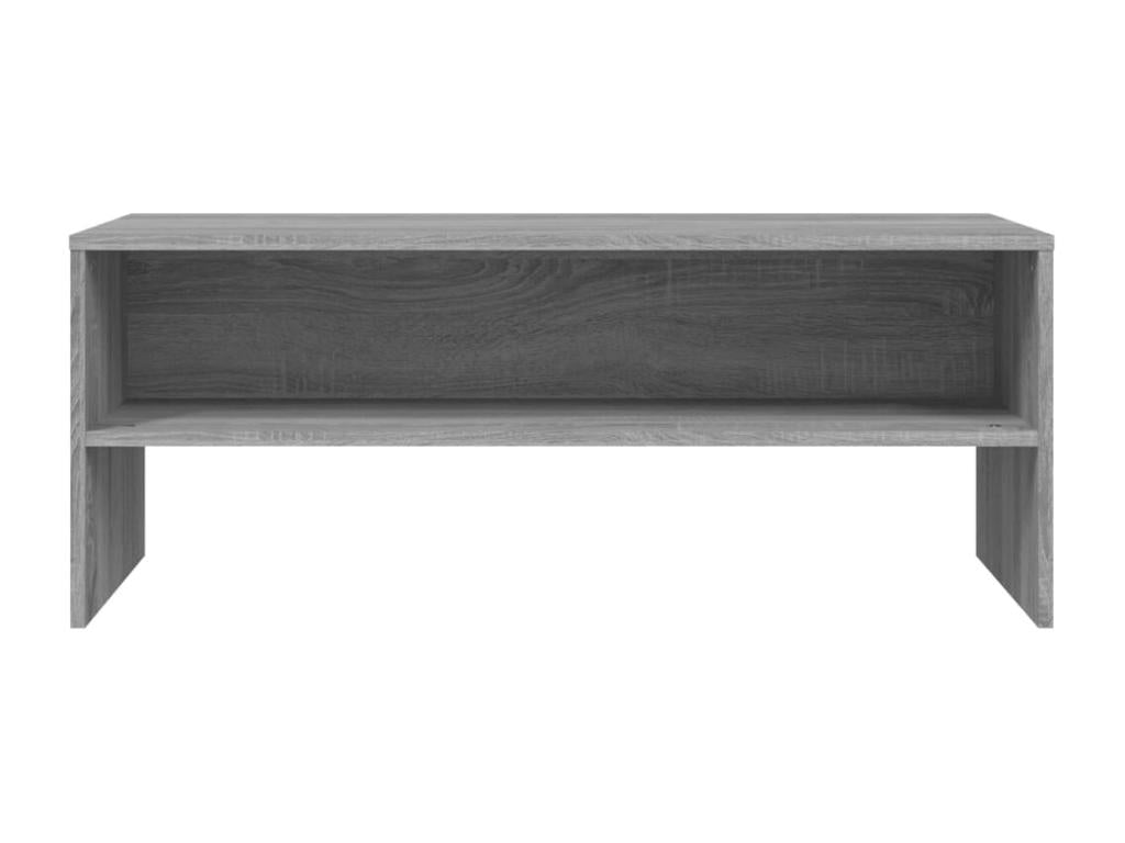 Chicyla TV stand, grey, 100x40x40 cm, engineered wood PUVR65079
