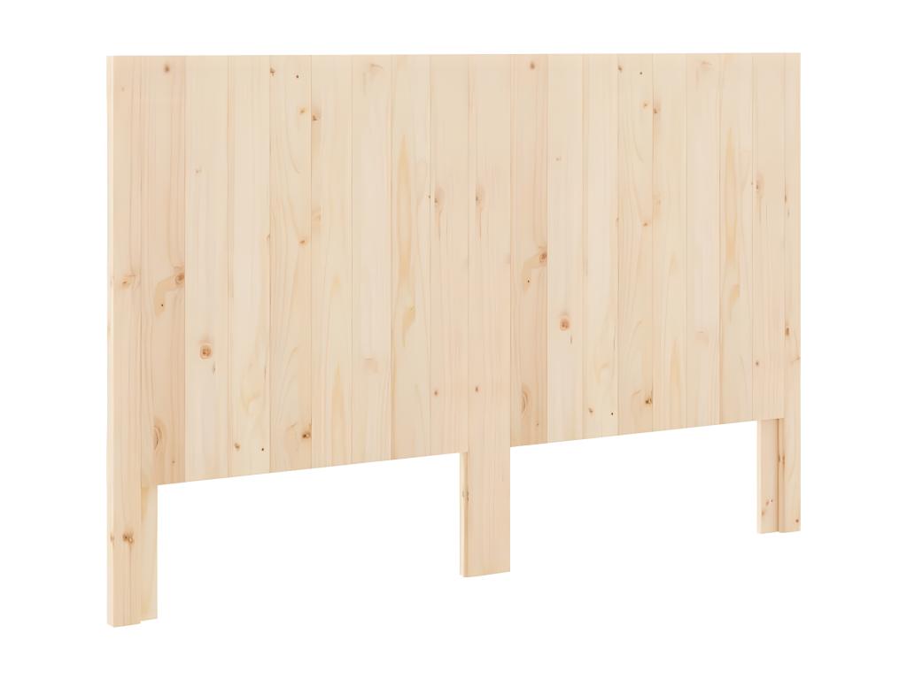 Headboard 160x104 cm solid pine wood LEZS03531