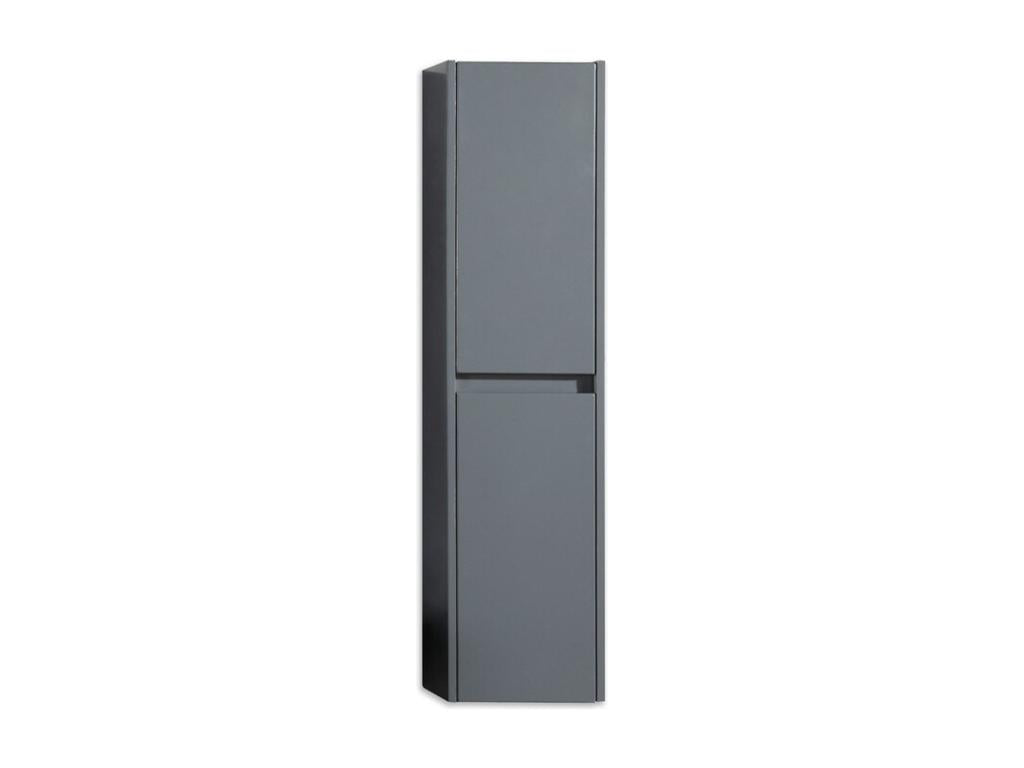 Domopure LRXN27019 120cm Grey Lacquered Bathroom Column