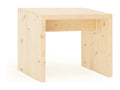 Table/stool in natural fir wood 45x50cm - Domopure NWSJ50125