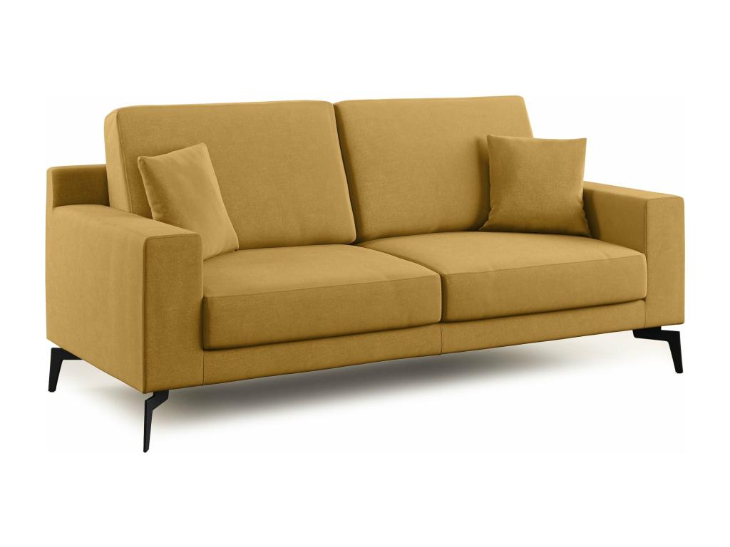 Domopure Modern Detachable Microfiber Sofa T11 166 cm Yellow PZYP86704