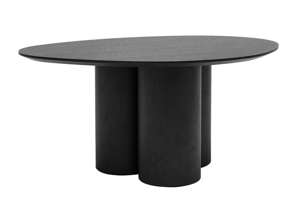 Chicyla BULY70804 black wood designer coffee table, 78 cm long