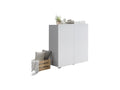 TINY double-door storage unit – 100x120 cm – White – Modern design LOYI41707