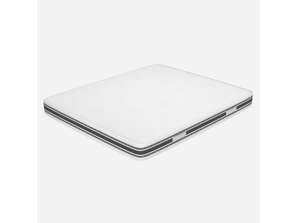 Domopure Foam Mattress 135x200 cm, 30 cm High - Removable Cover, Breathable Domopure Cover - Cabrio LCNY95770